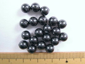 スワロフスキー5810（6mm）Crystal　Black　Pearl　-C298