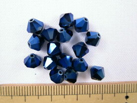 スワロフスキー5301（6mm）CRYSTAL　METALLIC　BLUE　2X