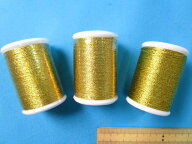 ミシン刺しゅう糸金3個セット