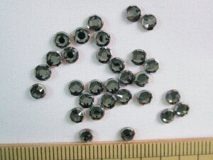 XtXL[izbgtBbNXj2078/I@Rimmed@Flatback@SS 16Black@Diamondi215jLight Chrome ZiLTCHZ) Silver-Foiled