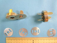 マグネットホック　19mm・金　2組入