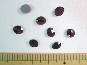 XtXL[izbgtBbNXj2204@Pure Leaf Flat Back@6x4.8mmAmethyst(204) M-Foiled