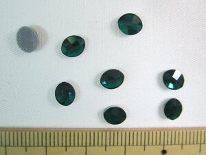 XtXL[izbgtBbNXj2204@Pure Leaf Flat Back@6x4.8mmEmerald(205) M-Foiled