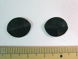 XtXL[izbgtBbNXj2204@Pure Leaf Flat Back@14x11mmJet(280) M-Foiled