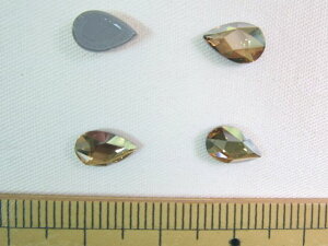 XtXL[izbgtBbNXj2303@Pear Flat Back@8x5mmCrystal(001) Golden Shade(GSHA) @M-Foiled