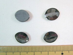 XtXL[izbgtBbNXj2204@Pure Leaf Flat Back 10x8mmCrystal(001) Silver Night(SINI)@M-Foiled