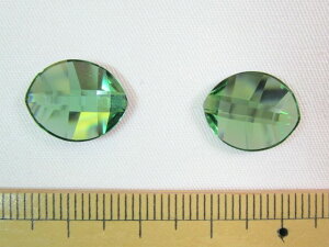 XtXL[izbgtBbNXj2204@Pure Leaf Flat Back@14x11mmPeridot(214) M-Foiled