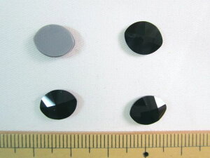 XtXL[izbgtBbNXj2204@Pure Leaf Flat Back 10x8mmJet(280)@M-Foiled