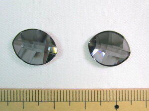 XtXL[izbgtBbNXj2204@Pure Leaf Flat Back@14x11mmCrystal(001) Silver Night(SINI) M-Foiled