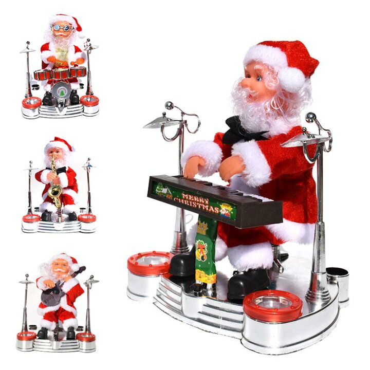楽天市場】電気サンタクロース 音楽おもちゃ 歌う踊るサンタクロース 