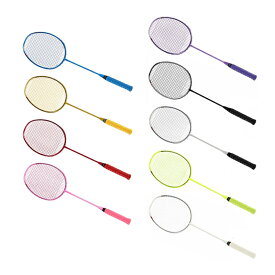 バドミントン ラケット 2本組 初心者 練習用 トレーニング ガット張り上げ済み 5U 2本セット badminton racket