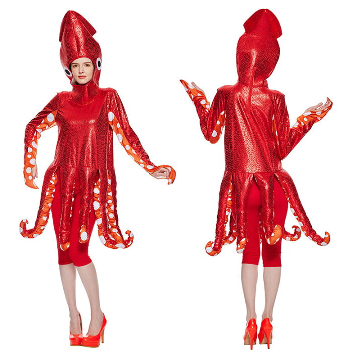 楽天市場 タコ 着ぐるみ 大人用 コスプレ衣装 イカ 面白い ハロウィン イカ 面白い ハロウィン コスプレ コスチューム パーティー イベント 宴会 変装グッズ 文化祭 学園祭 舞台 ステージ服装 演出服 シューズシューズ楽天市場店
