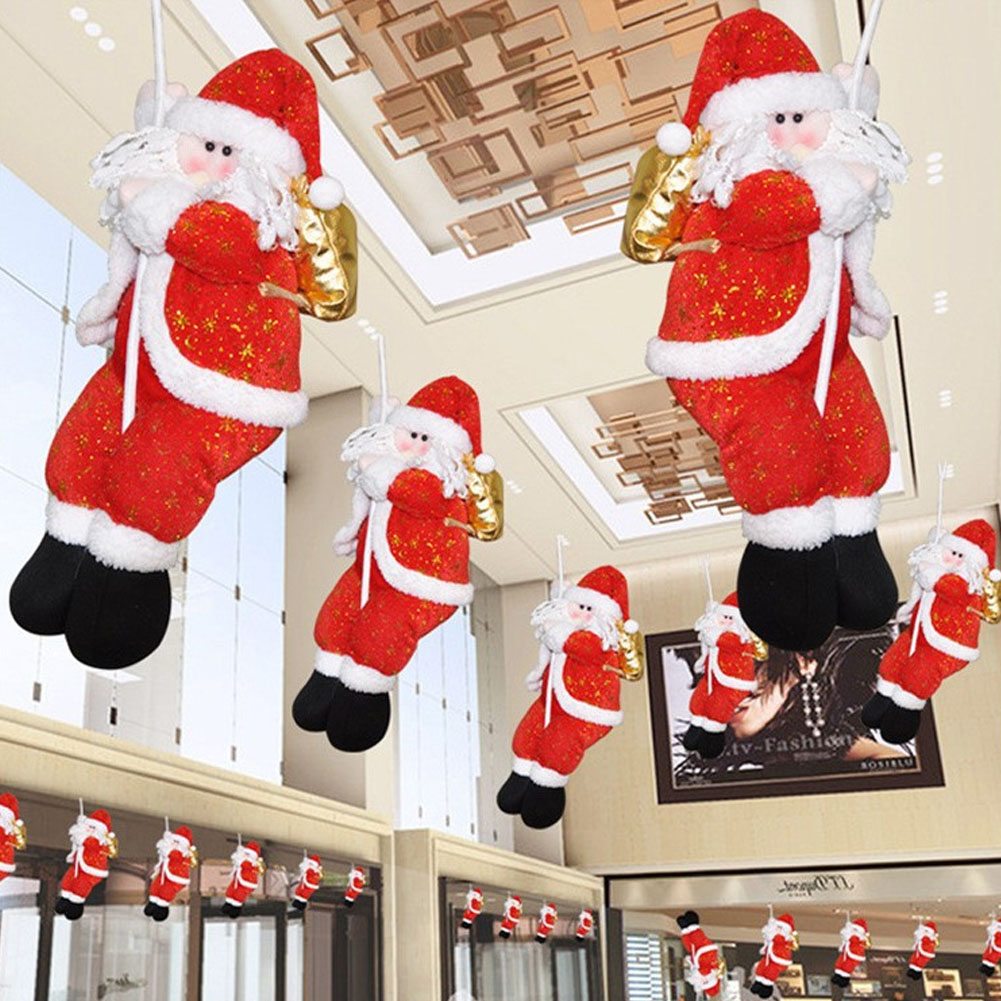 サンタクロースペンダント人形 吊り装飾用 単品 3D立体感  クリスマスツリー飾り ドアの装飾 クリスマスデコレーション ドアオーナメント