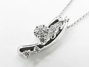 �y���������z�y�����y�Ή��z HOSHInoSUNA (���̍�) K18WG (18�� �z���C�g�S�[���h) �_�C�������h�l�b�N���X 3way�^�C�v