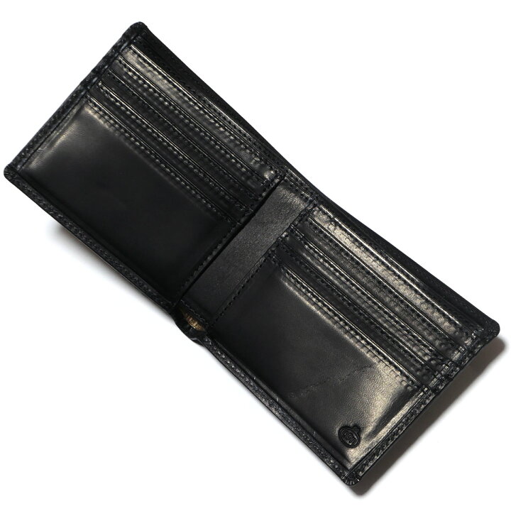 楽天市場】二つ折り財布 折り財布 小銭入れなし 本革 馬革 うま革  