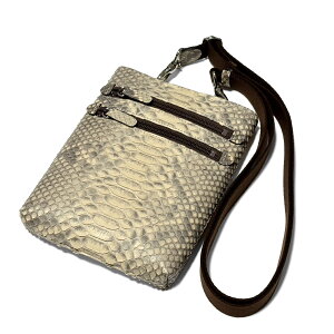 �p�C�\���v �}�b�g�d�グ �V�����_�[�o�b�O �{�v �֊v �΂ߊ|�� ���E�� ���{�� ���f�B�[�X �����Y python leather Shoulder Bag