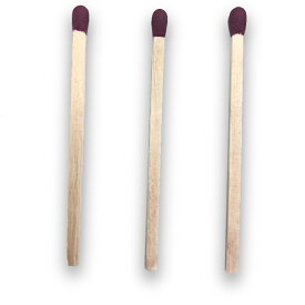 詰替えマッチ棒（約25g100本)エンジ頭