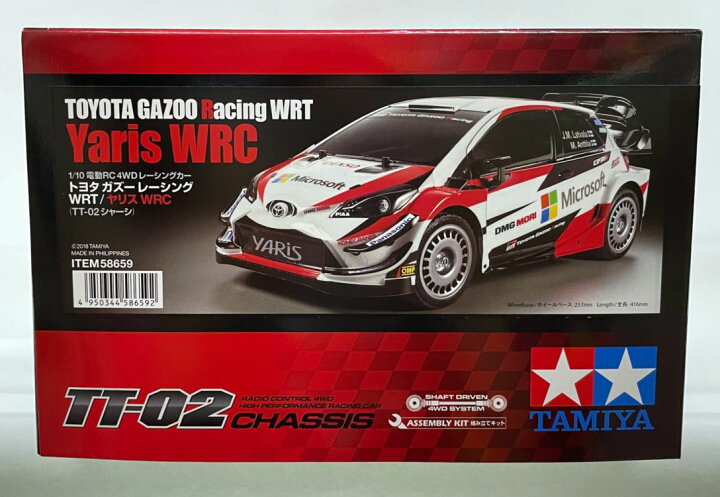 楽天市場】1/10RC トヨタ ガズー レーシング WRT/ヤリス WRC(TT-02シャーシ) : 中村模型店 楽天市場】1/10RC トヨタ ガズー レーシング WRT/ヤリス WRC(TT-02シャーシ) : 中村模型店