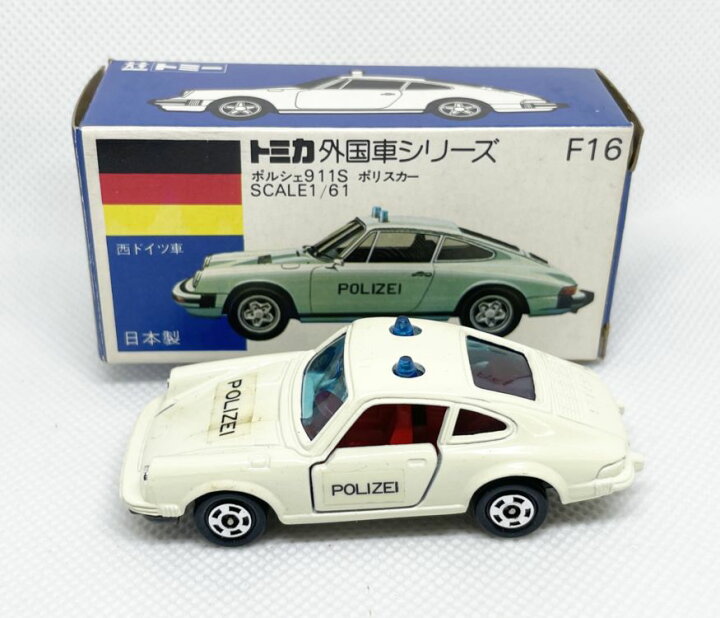楽天市場】青箱 トミカ F16 ポルシェ911Sポリスカー : 中村模型店