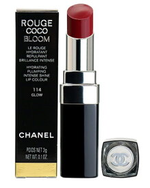 【国内正規品】CHANEL ルージュ ココ ブルーム #114 グロウ シャネル 口紅 3g リップ リップスティック マット ブランド 高級 長時間 長持ち 艶 ツヤ 保湿リップ 化粧品 CHANEL 口紅