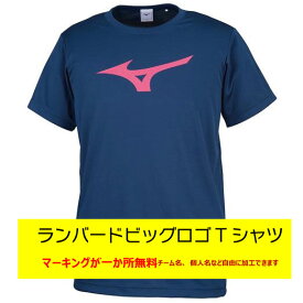 ミズノ ビッグランバードロゴTシャツ マーキング無料【メール便対応】【チーム特典あり　3枚以上で袖ネーム無料】