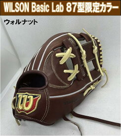 【2023限定カラー】WILSON DUAL 軟式用 Basic Lab デュアル 内野手用 87型【湯もみ＆送料無料】