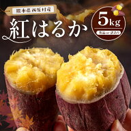さつまいも 熊本県産 紅はるか 訳あり 秀品 約5kg 送料無料 ご家庭用 贈り物 贈答 ギフト お土産 常温便