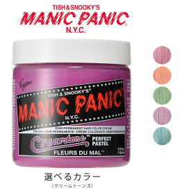 【お代金が半額チャンス6/11 9:59迄】MANIC PANIC マニックパニック ヘアカラークリーム 118mL 【クリームトーンズ】