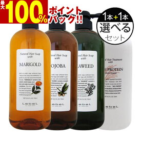 【＼当選確率2分の1／最大100%ポイントバック2/10 1:59迄】 ルベル ナチュラルヘアソープ(シャンプー) ＆ トリートメント 720mL (ポンプ) 選べる2本セット ／ Lebel ルベル セット ルベルシャンプー おすすめ品 ナチュラル ヘア サロン専売品 ヘアケア[slbrscam]