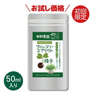 【お試し価格】 ブロッコリースプラウト 専用 種子 50ml スルフォラファン 高含有種子 高発芽率 超硫黄分…