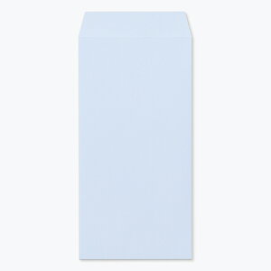 封筒 パステルカラー封筒 長3 パステル アクア 80g ヨコ貼 枠なし 500枚 nr1320