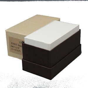 名刺 4号 kappan HAヘンプ【名入れ印刷なし 紙の販売です】100 枚/箱【4号 活版印刷用】