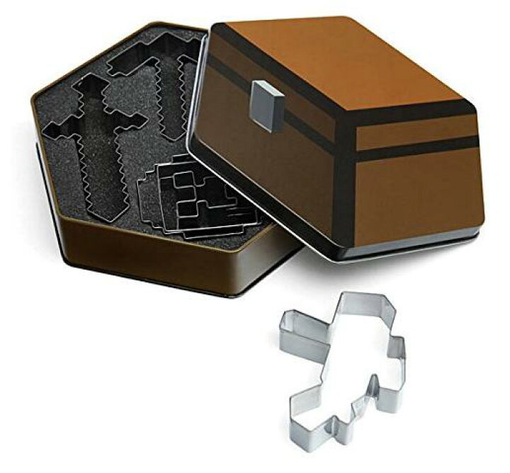 楽天市場 Minecraft Cookie Cutters マインクラフト クッキー 抜き型 5個セット なかのふぁくとりー 楽天市場店