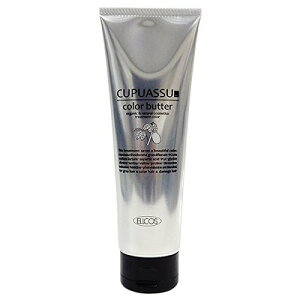 【安心保障付き】エルコス(ELLCOS) キュプアスカラーバター【イエロー】200g トリートメントカラー カラー剤 トリートメント 白髪染め ヘアカラー 低刺激 ヘアケア シャンプー 正規品 正規