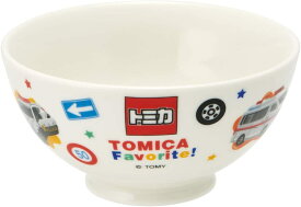 陶器茶わん 250ml トミカ(TOMICA) スケーター (Skater) お椀 ご飯 車 働く車 クルマ ブルー お味噌汁 汁物 子供 グッズ