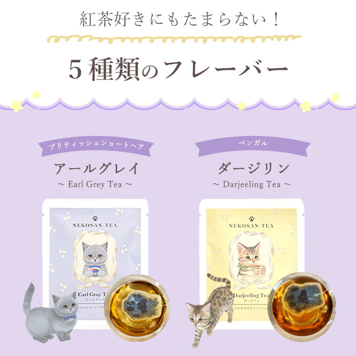 楽天市場】猫 紅茶 ティーバッグ ねこさんティー (NEKOSAN-TEA 