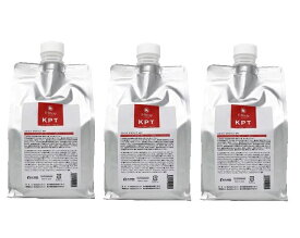 【安心保障付き】エルコス（ELLCOS）Eセラップ KPT（旧 パワーKPT＋）1000mL 1L 詰替用（リフィル ) 3個セット コラーゲン ヒアルロン酸 ダメージケア ヘアケア シャンプー トリートメント カラーバター セラップ 美容院 サロン専売品 正規品 正規代理店 送料無料 2023