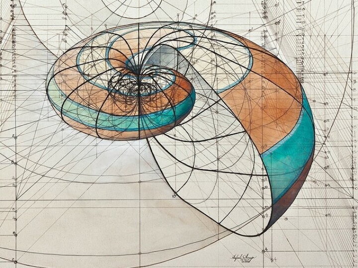 楽天市場 Golden Ratio Coloring Book 自然界の黄金比をイラスト化した塗り絵ブック 大人の塗り絵 アート 美術 なかのふぁくとりー 楽天市場店