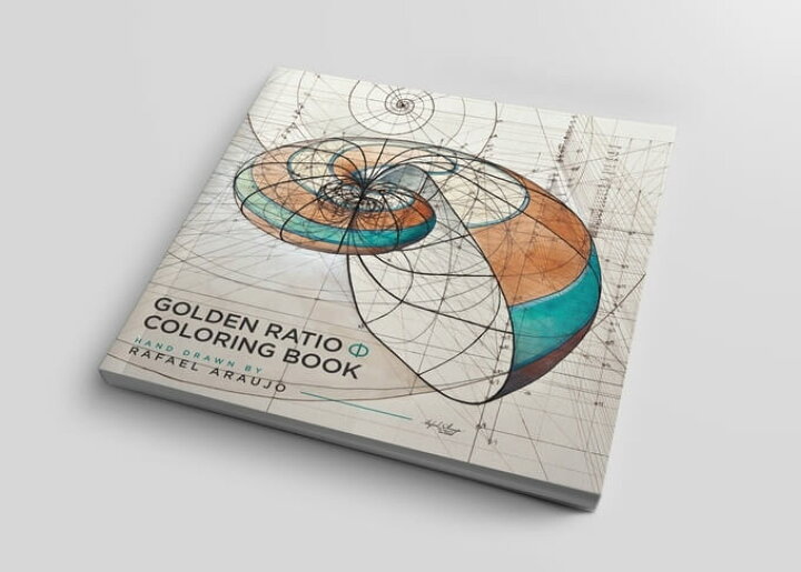 楽天市場 Golden Ratio Coloring Book 自然界の黄金比をイラスト化した塗り絵ブック 大人の塗り絵 アート 美術 なかのふぁくとりー 楽天市場店