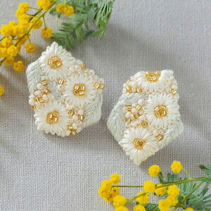 K.omonõr[YhイLbgkakera earrings zCg CG[ lCr[ PHC-085oオTCY c3cm×2.5cm