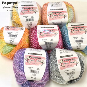 y_tf[̓|Cg10{zPapatya(pp`) Rbguh oeBbN Cotton Blend BATIKyюzAN60% Rbg40% 80gʊ(240m)yzցz8595
