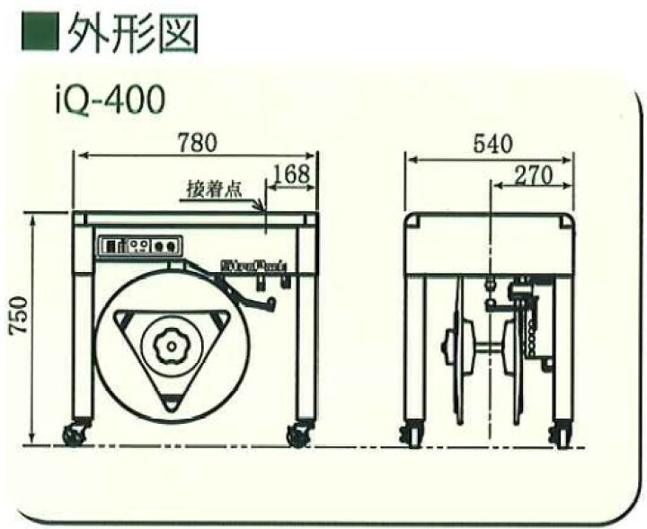 楽天市場】STRAPACK(ストラパック)梱包機 iQ-400 スタンダードタイプ 