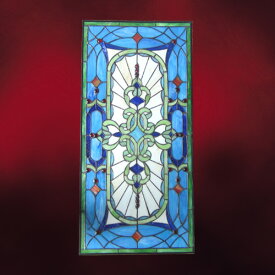 【安心サポート付】アンティーク　ステンドグラス（ゴシックシリーズ）窓格子　ウォールデコ　おしゃれな装飾ガラス