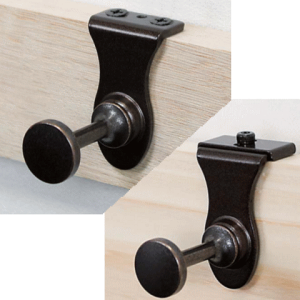 コートフック(かもい・なげし) 1段 (セピア)|DIY おしゃれフック NP