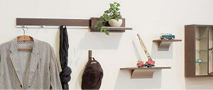 ハンギングレール(600mm・900mm) |壁収納 壁付け 壁掛け DIY おしゃれ 玄関 洗面所 壁面収納 NP
