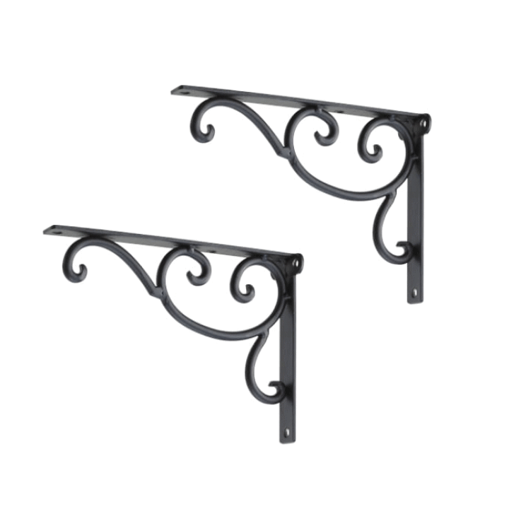 楽天市場】【安心サポート付】アイアン 棚受け（2本セット