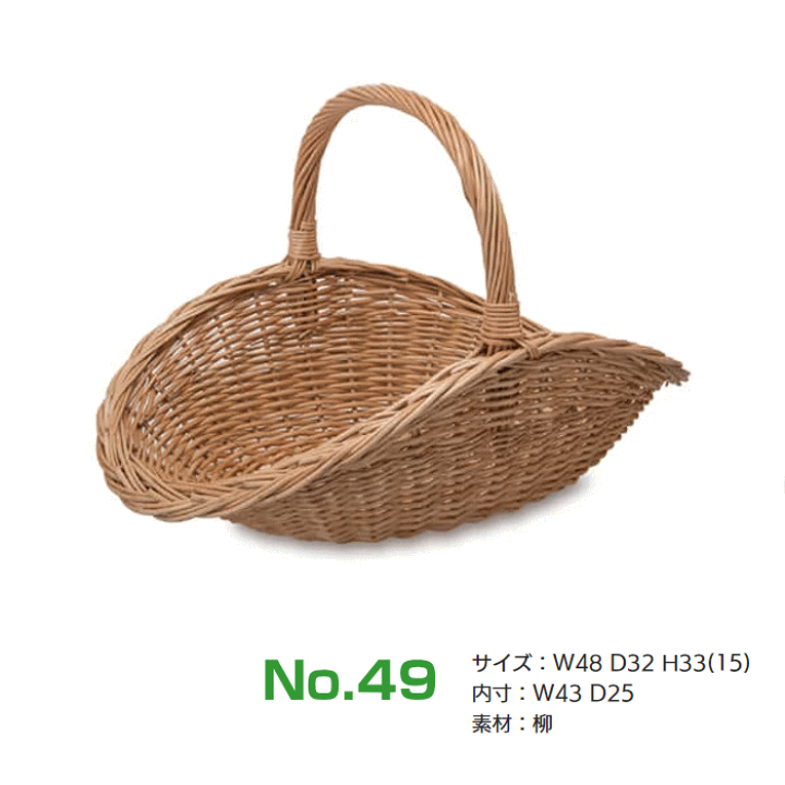 楽天市場】【安心サポート付】ハンドル付きバスケット デザインかご