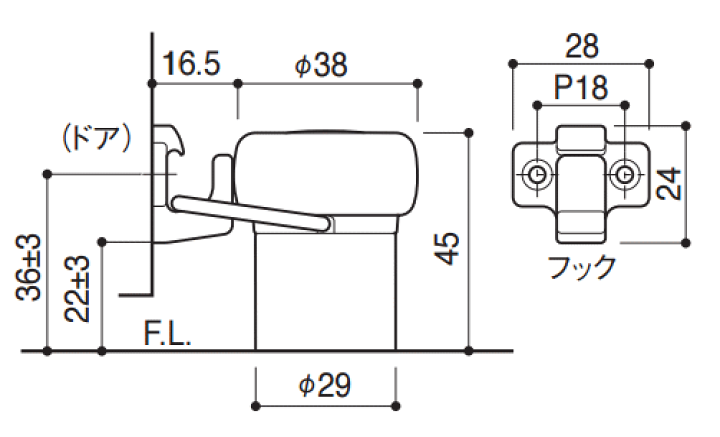 楽天市場】ドアストッパー カワジュン製 AC-562/KAWAJUN (掛金 楽天市場】ドアストッパー カワジュン製 AC-562/KAWAJUN (掛金