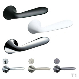 カワジュン製レバーハンドル T1 丸座KAWAJUN 空錠 表示錠 間仕切錠 シリンダー錠|レバーハンドル レバー ハンドル ドア ドアノブ ドアノブレバー 取っ手 取手 金具 おしゃれ 交換 ドアレバー ドアハンドル 部品 ドア用ハンドル 扉 カワジュン 室内ドア 室内ドアハンドル NP