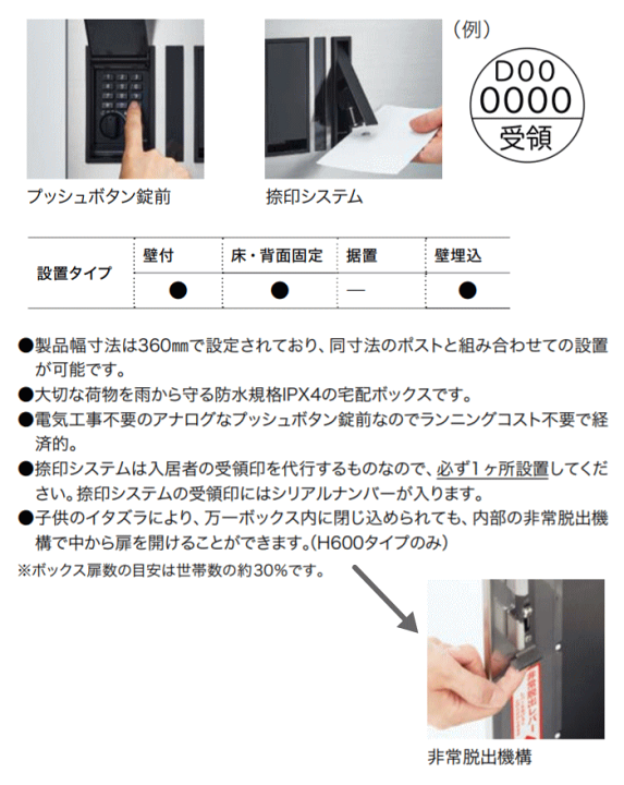 楽天市場】【送料無料】宅配ボックス W360 プチ宅(前入前出 楽天市場】【送料無料】宅配ボックス W360 プチ宅(前入前出